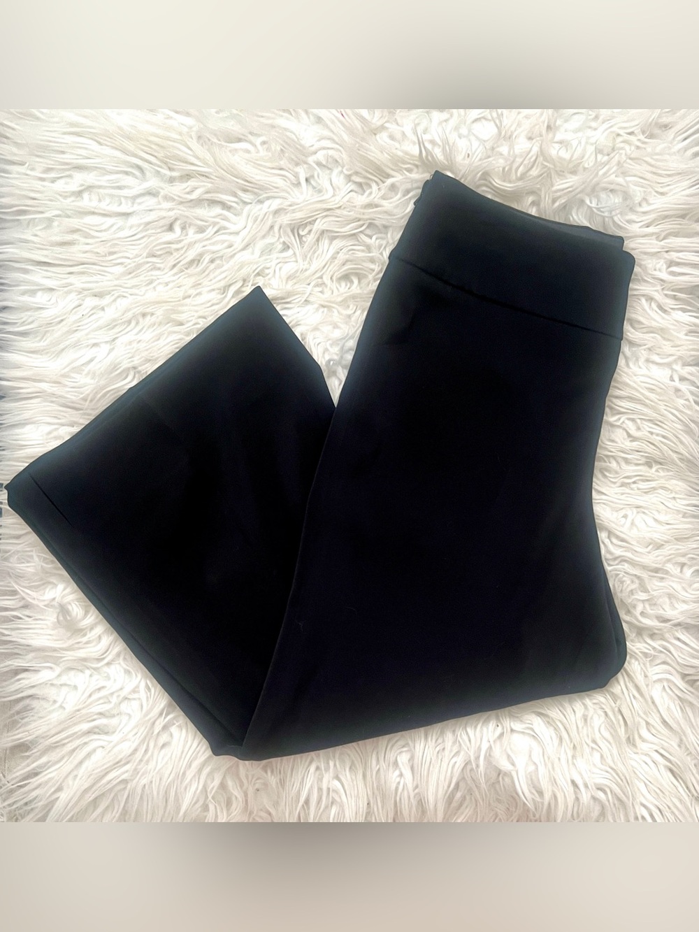 White House Black Market Black Wide Leg Bermuda Shorts